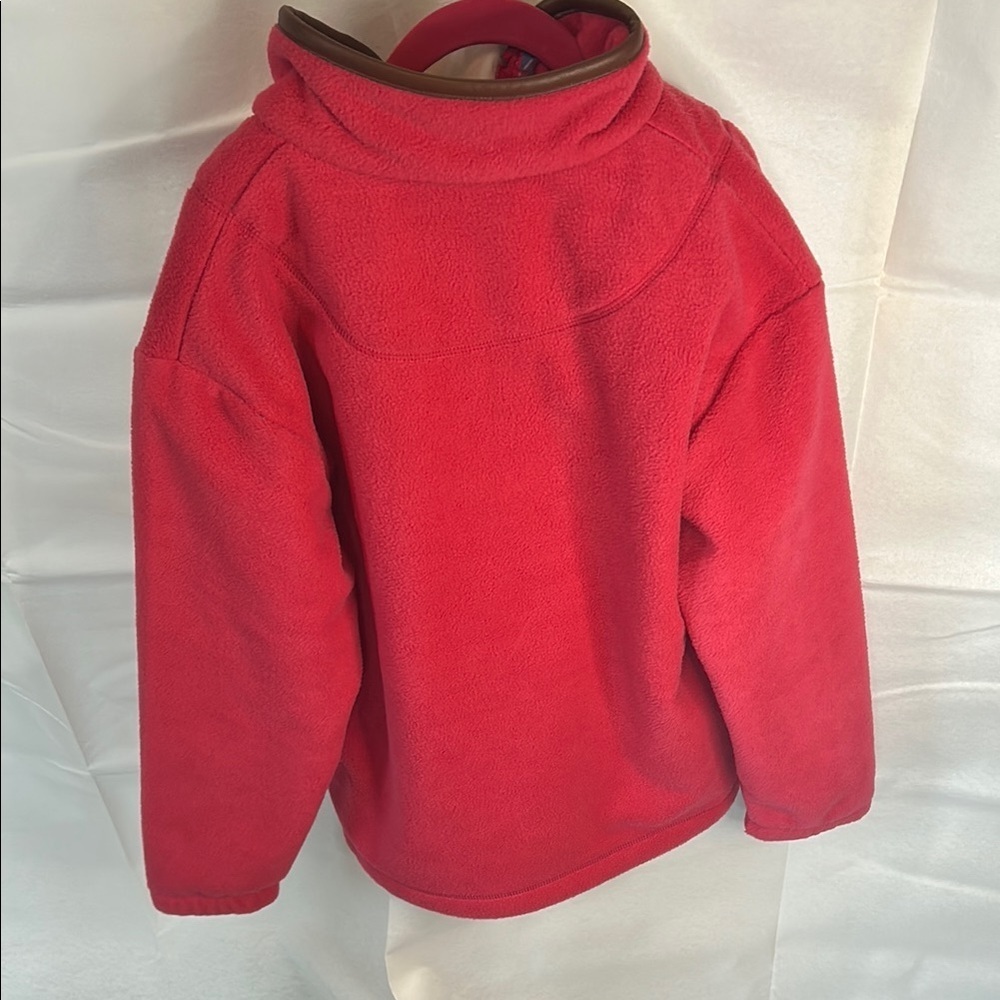 Pink Fleece Hoodie with Animal Embroidery - Picture 4 of 7